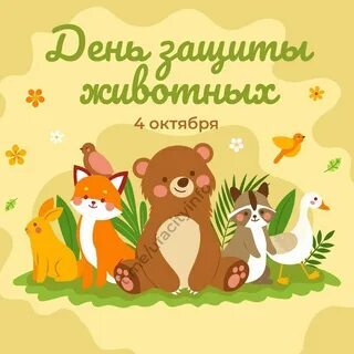 Всемирный день защиты животных.