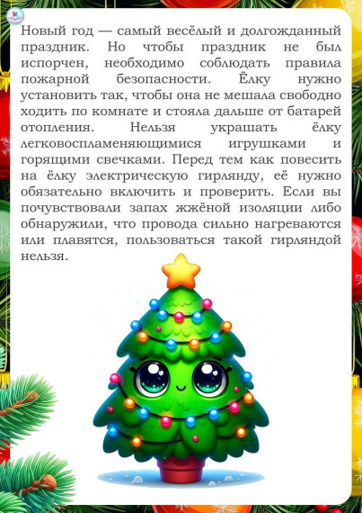 Безопасный новый год.