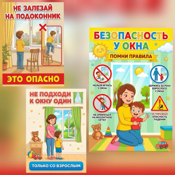 🚫 Единый день безопасности: «Осторожно, открытое окно!».